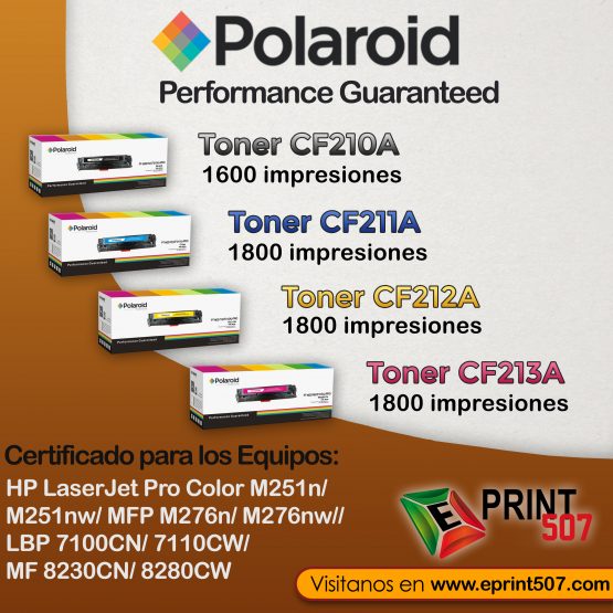 PT-M251Y(CF212A)-PRO - Toner HP CF212A Marca Polaroid 131A YELLOW - Imagen 3